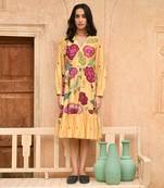 Yellow sandalwood dress