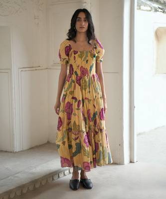 Yellow sunshine bloom dress 1
