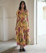 Yellow sunshine bloom dress
