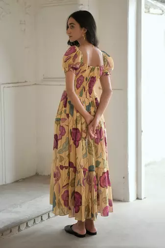 Yellow sunshine bloom dress