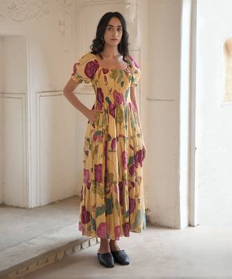 Yellow sunshine bloom dress 4
