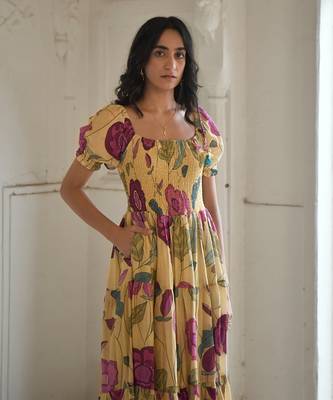 Yellow sunshine bloom dress 5