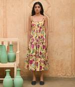 Yellow grapefruit dress