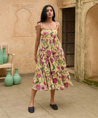 Yellow grapefruit dress 2