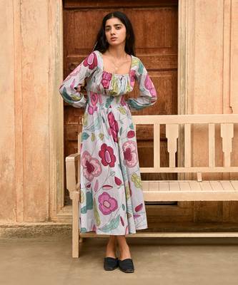 Grey fossil bloom dress 2