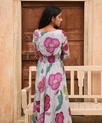 Grey fossil bloom dress 5
