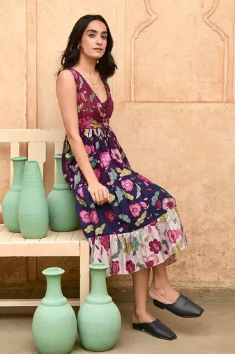 Multi floral dream dress