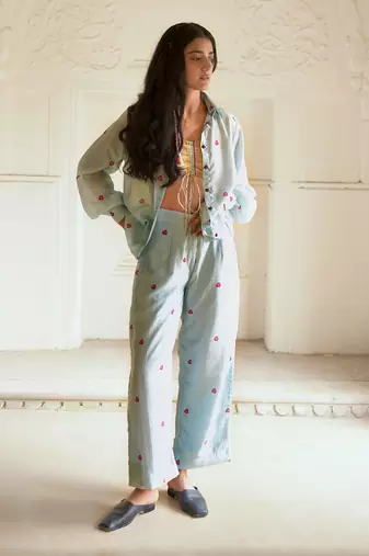 Baby blue co ord set