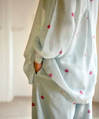 Baby blue co ord set 5