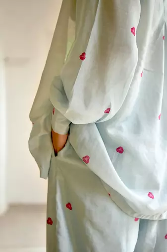 Baby blue co ord set