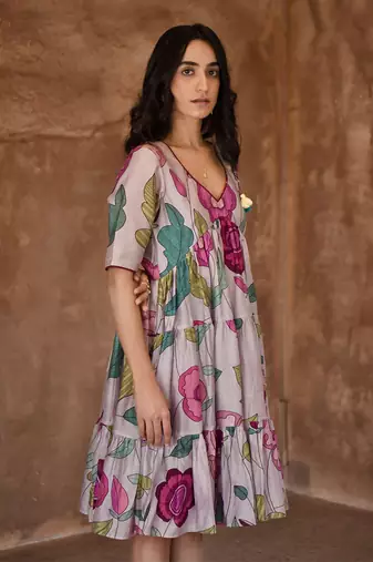 Grey anchor dress