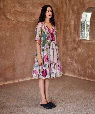Grey anchor dress 3