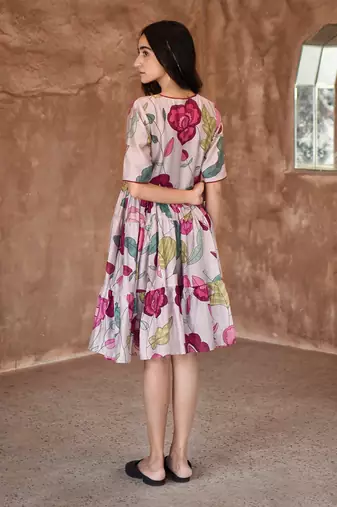Grey anchor dress
