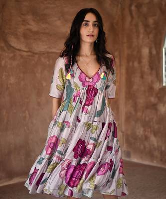 Grey anchor dress 5
