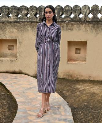 Monochrome sunday brunch dress 1