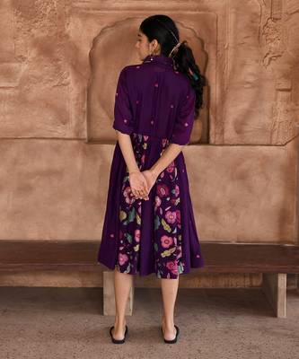 Violet mulberry shirt dress 5