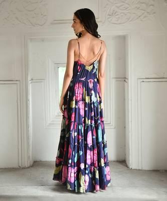 Midnight blue dress 4