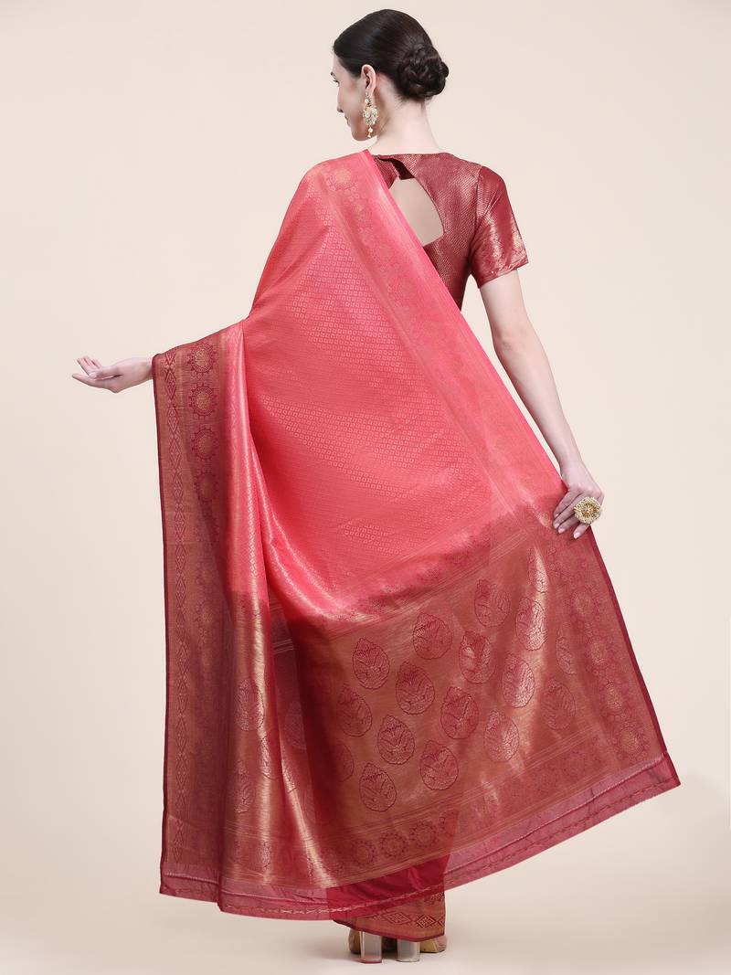 Mohini 2 Gajri Saree With Blouse Piece