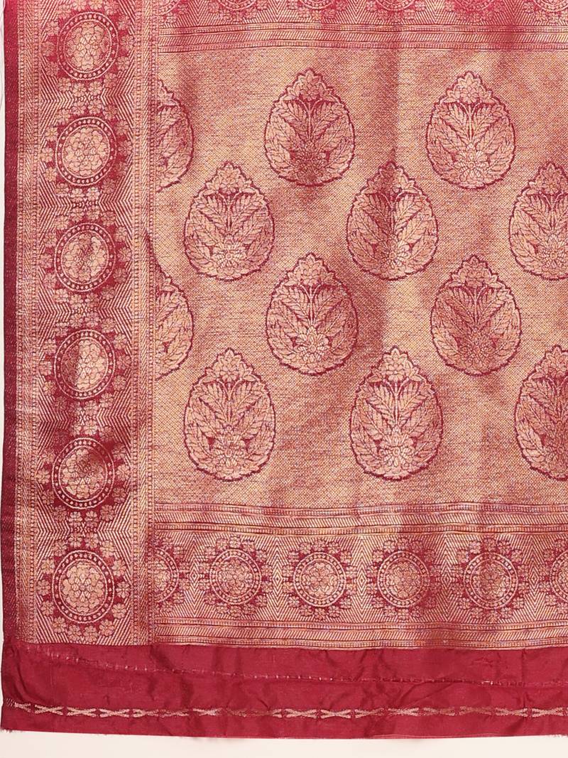 Mohini 2 Gajri Saree With Blouse Piece