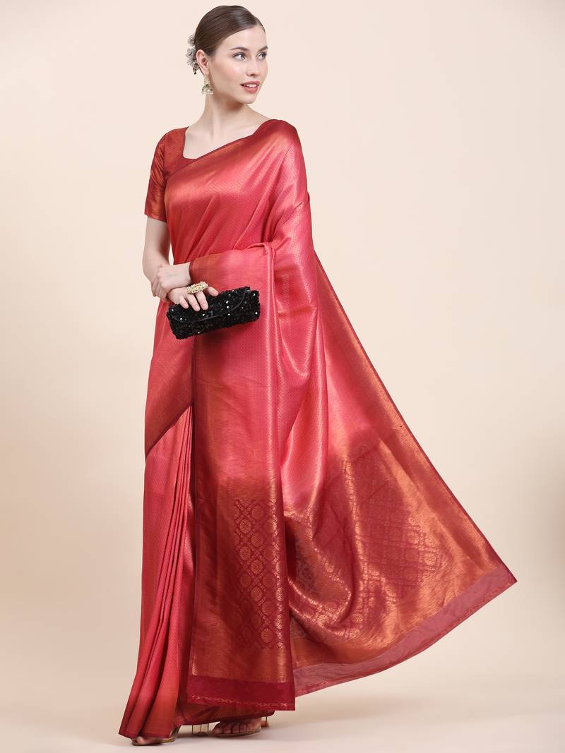 Mohini 2 Gajri Saree With Blouse Piece