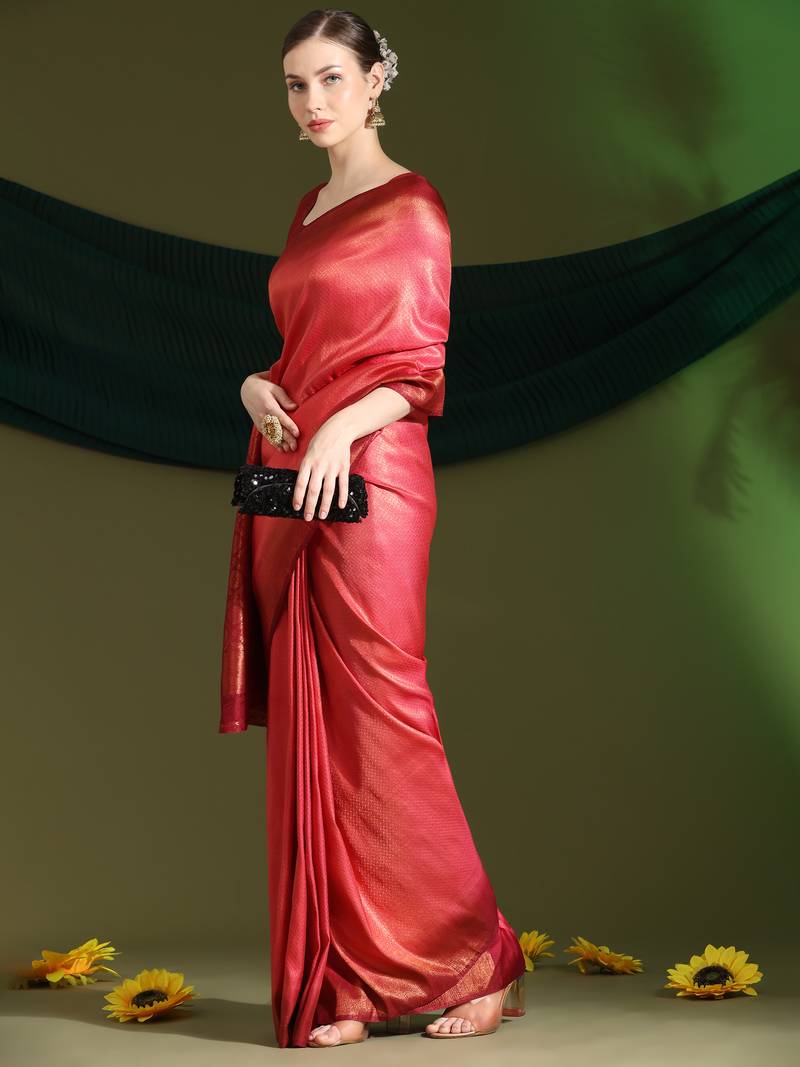 Mohini 2 Gajri Saree With Blouse Piece