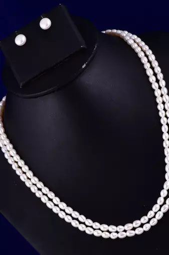Real Natural Hyderabadi pearls Set With Certificate