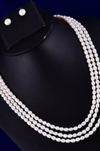 Real Natural Hyderabadi pearls Set With Certificate