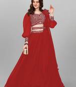 Red  Colour Embroidered Attractive Party Wear Lehenga choli 