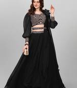 Black Colour Embroidered Attractive Party Wear  Lehenga choli 