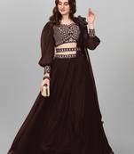 Coffee Party Wear Embroidery Lehenga Choli  