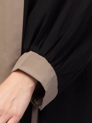Brown and Black Kashibo Plain Burka 5