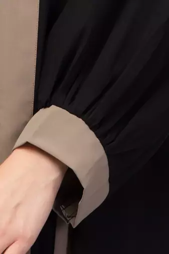 Brown and Black Kashibo Plain Burka