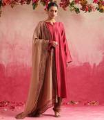 Viva magenta chandramallika kurta set