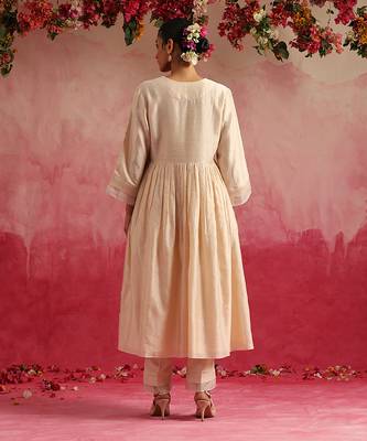 Off white mogra kurta set 3