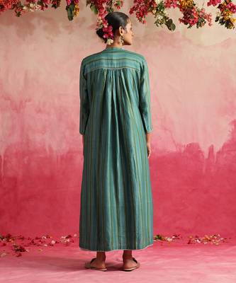 Turquoise neelam kurta set 3