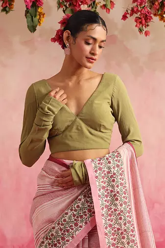 Chartreuse Green Nargis Blouse