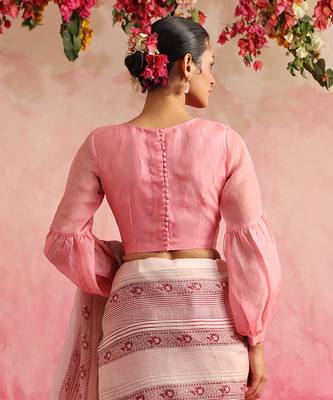 Shocking Pink Gulkhera Blouse 3