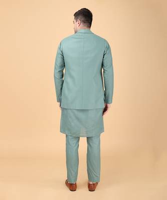 Sage green bundi jacket set 3