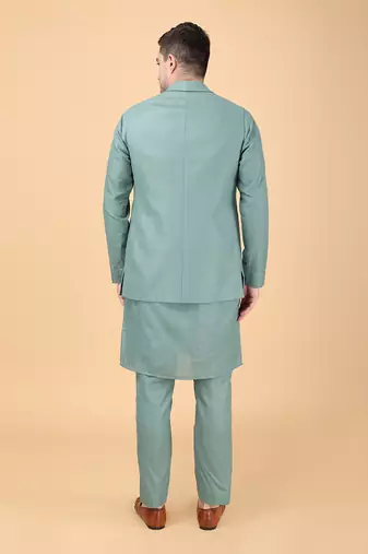 Sage green bundi jacket set