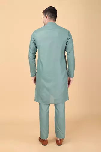Sage green bundi jacket set