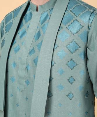 Sage green bundi jacket set 5