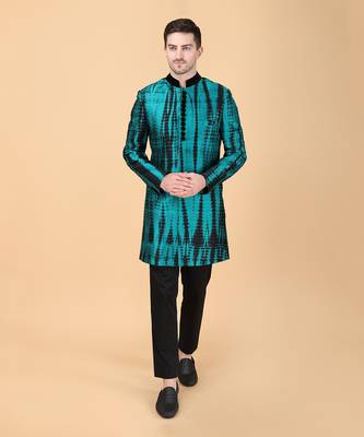 Rama green indowestern bandhgala set 1