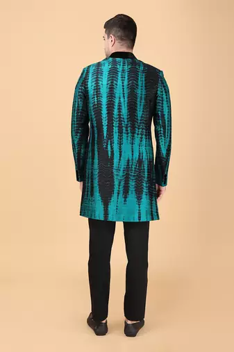 Rama green indowestern bandhgala set