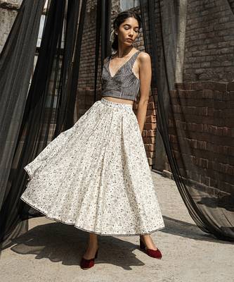 Ivory alyssa circular skirt 1