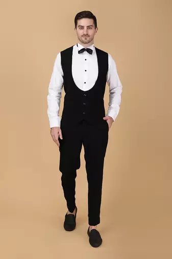 Black tuxedo set