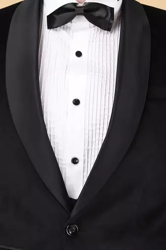Black tuxedo set