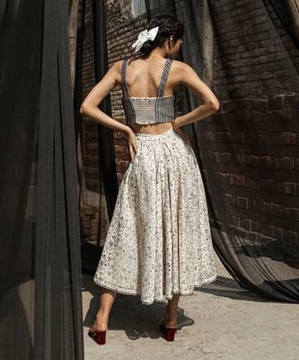 Ivory alyssa circular skirt 4