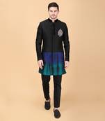 Blush pink indowestern bandhgala set