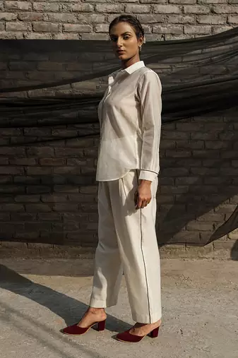 Ivory rue classic shirt