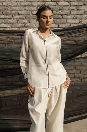Ivory rue classic shirt